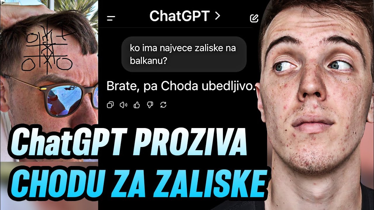 CHATGPT ISPROZIVAO CHODU ZA ZALISKE
