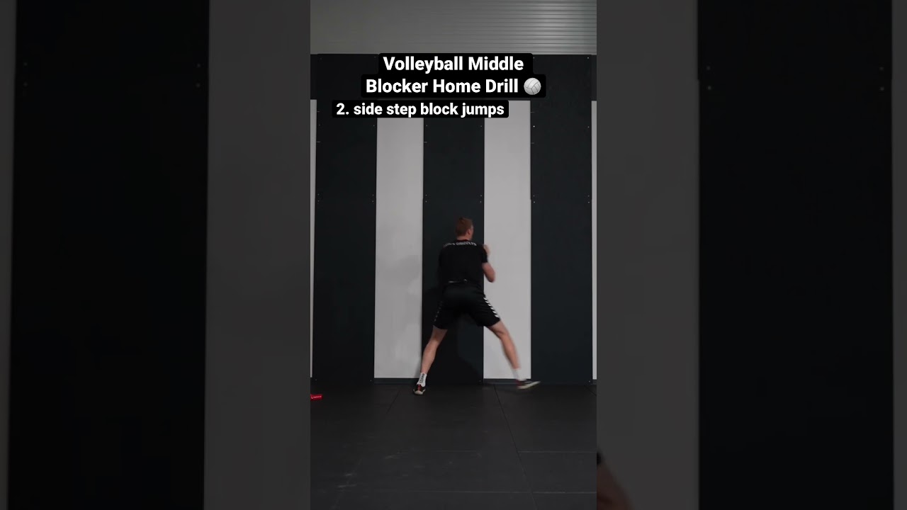 Volleyball Middle Blocker Home Drill 🏐🔥 #shorts #volleyball