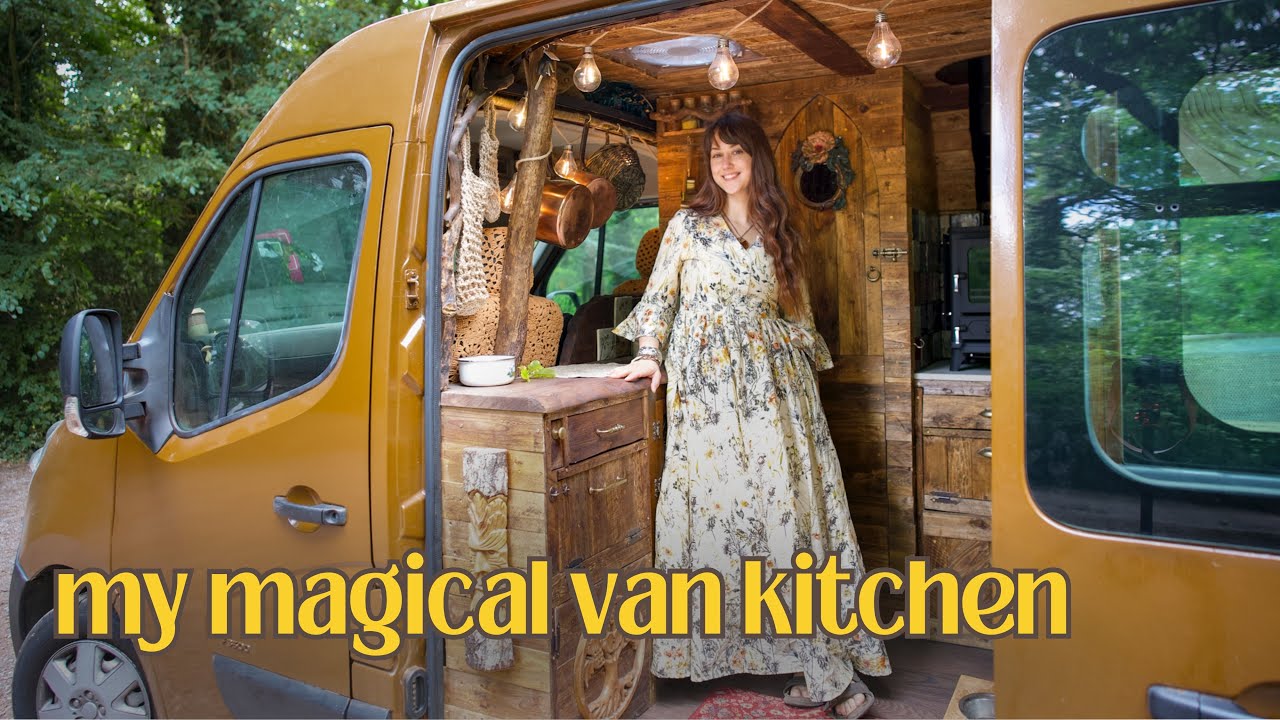 Building a Fairytale Campervan Kitchen from Scrap Wood
