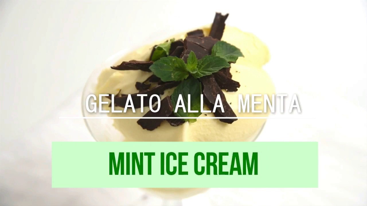Mint Icecream Recipe with Musso Mini Lussino Icecream Machine