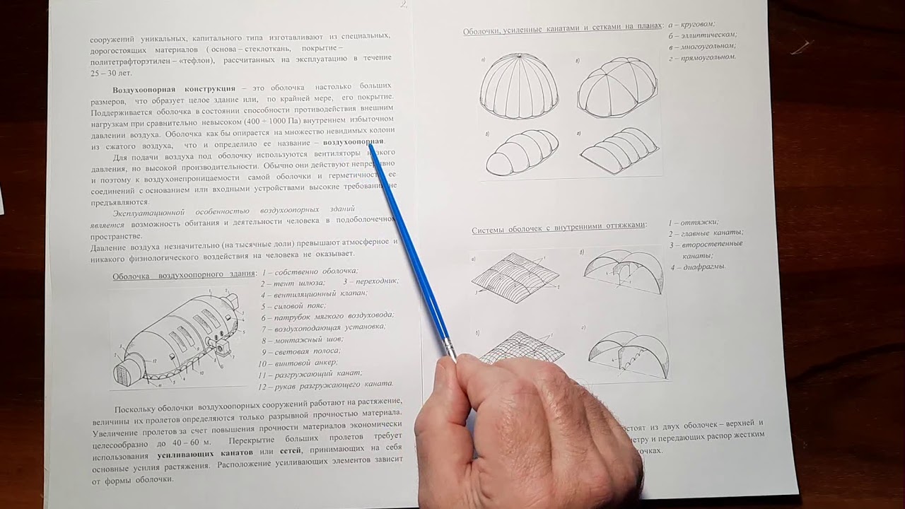 3 КУРС(2020-2021у.г.). Пневматические конструкции. Доц.Егоров В.О.