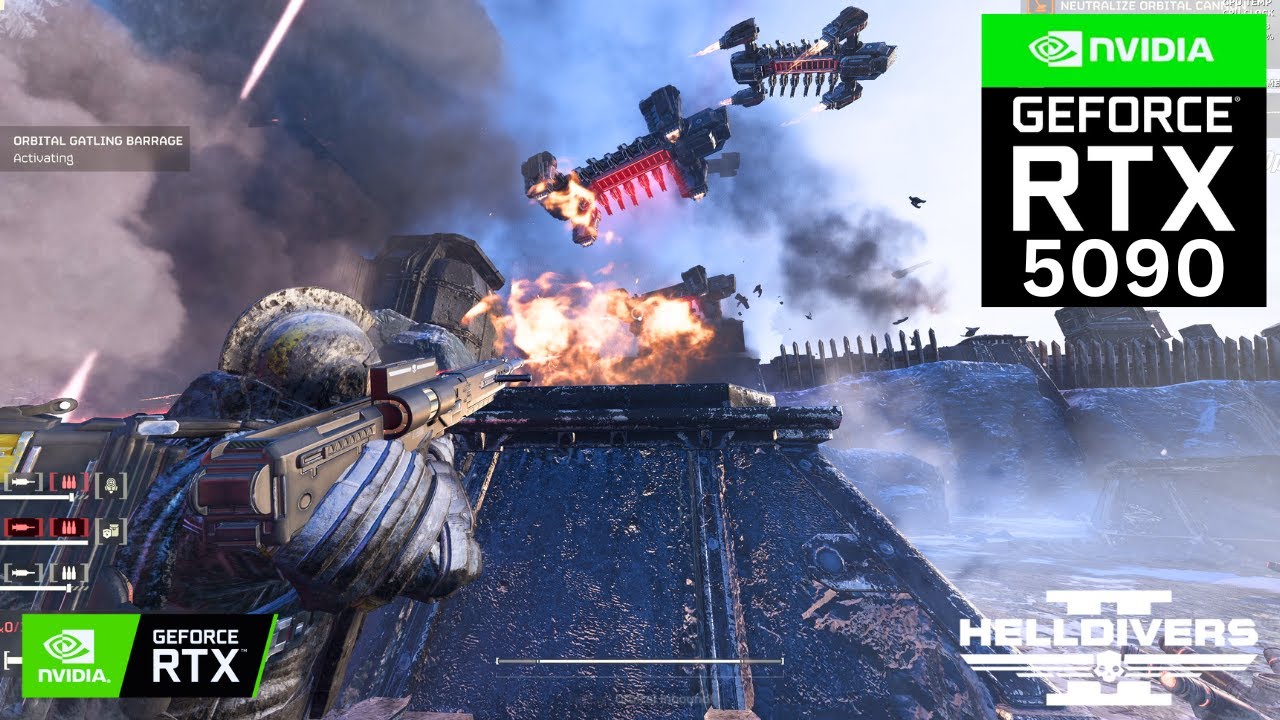 HELLDIVERS 2: MARFARK ORDER on RTX 5090 32GB (4K Maximum Graphics)