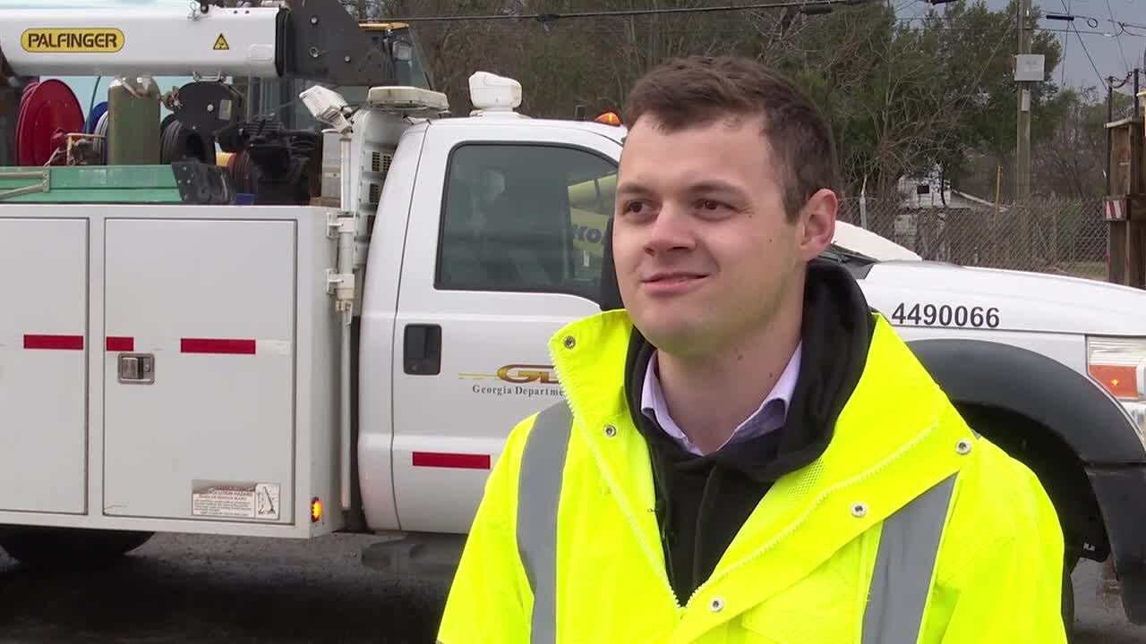 'Enjoy the snow, make some snow angels, stay off the road'