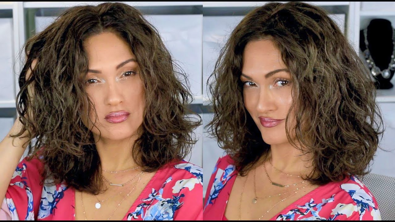 MY CURLY HAIR ROUTINE | Frizzy to Curly Natural Waves