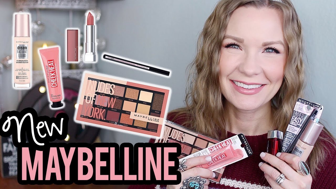 New at the Drugstore 2020 - Maybelline! Plus, Lip Swatch Party! | LipglossLeslie