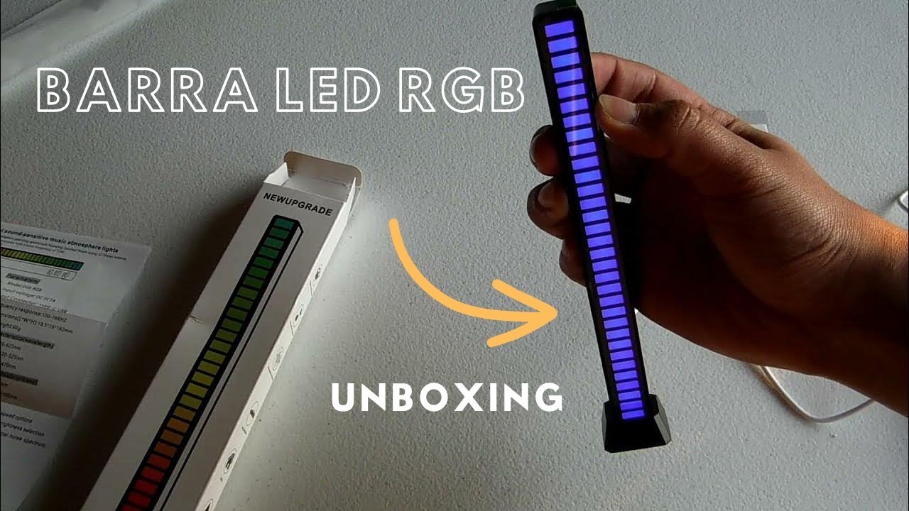 UNBOXING BARRA RGB PARA MÚSICA | EL VITCES