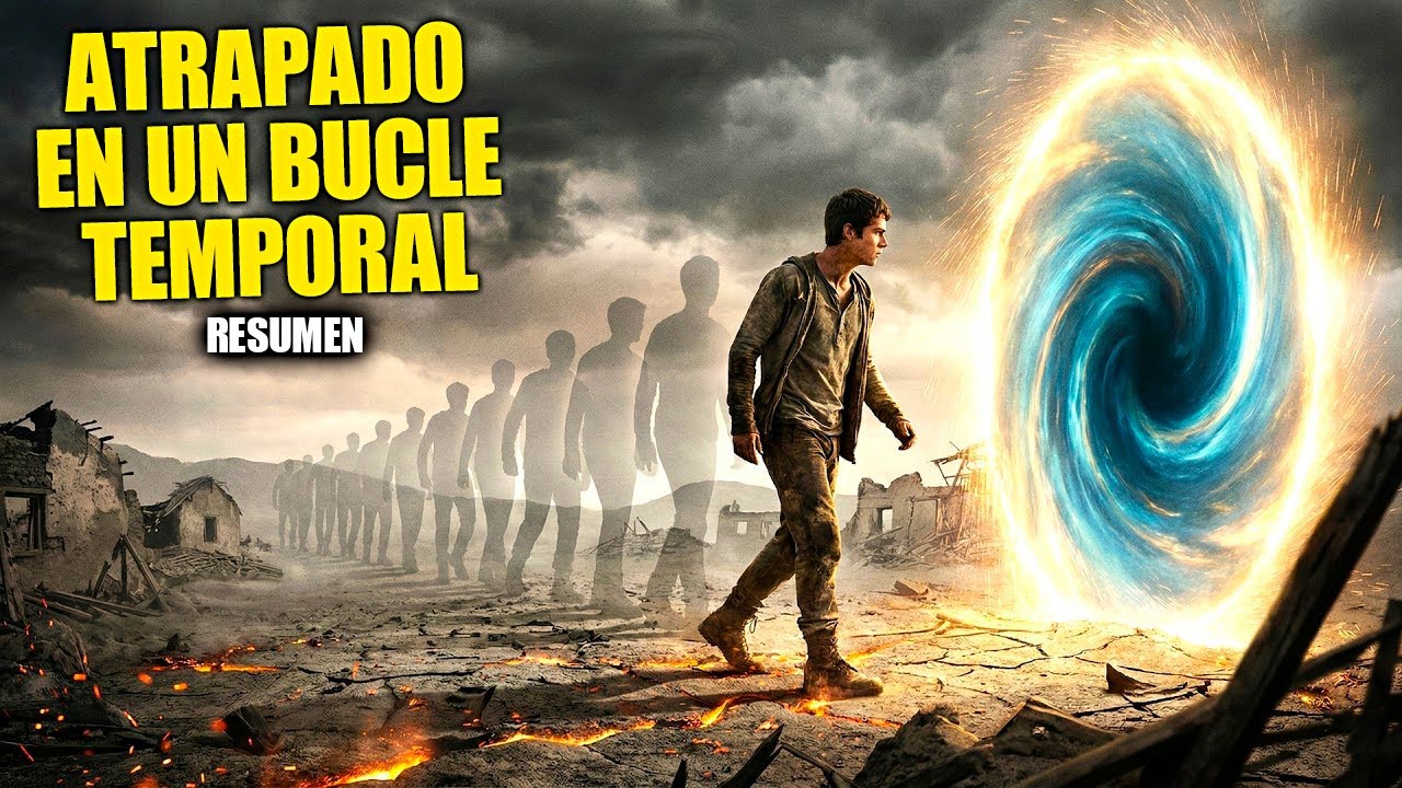 atrapado en un BUCLE TEMPORAL se ve obligado a morír 100 veces | RESUMEN en minutos