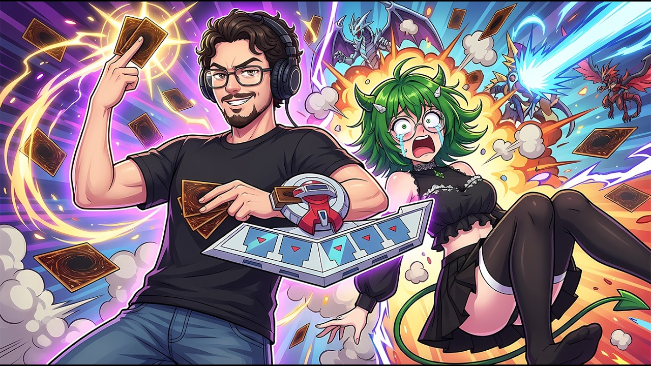 Vtuber Muda Me Desafiou no Yu-Gi-Oh, Ela Ficou Sem Palavras...