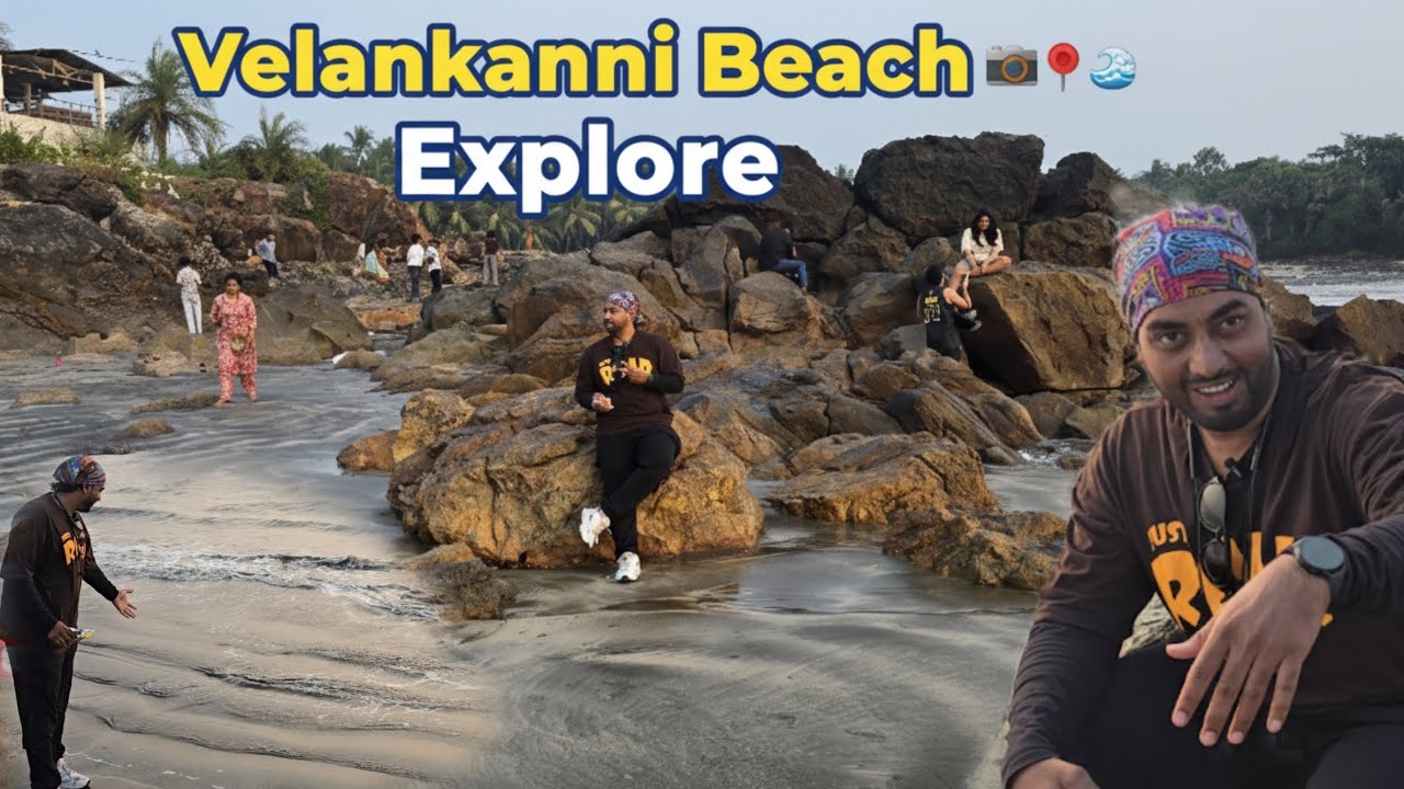 Hidden beach in Utan Village Velankanni Beach Explore | Peaceful Sea  Vibes 🌊✨