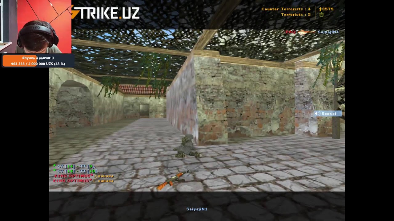 LIVE STREAM CS 1.6 SAIYAJIN DUO CHINGA #N1AWP
