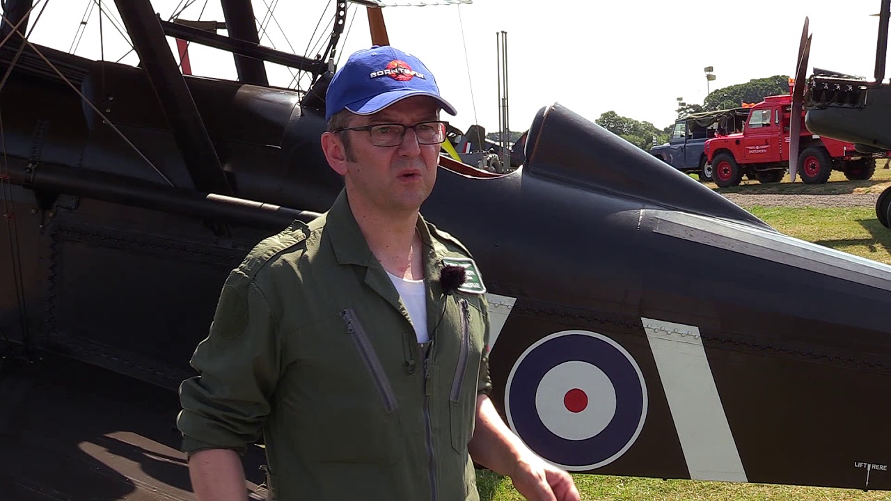 Pilot Chat:  RAF SE5A At Shuttleworth Military Pageant 2018