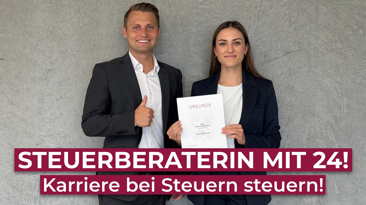 J&uuml;ngste Steuerberaterin mit 24 Jahren! Interview mit Leonie Krause und David Kasper