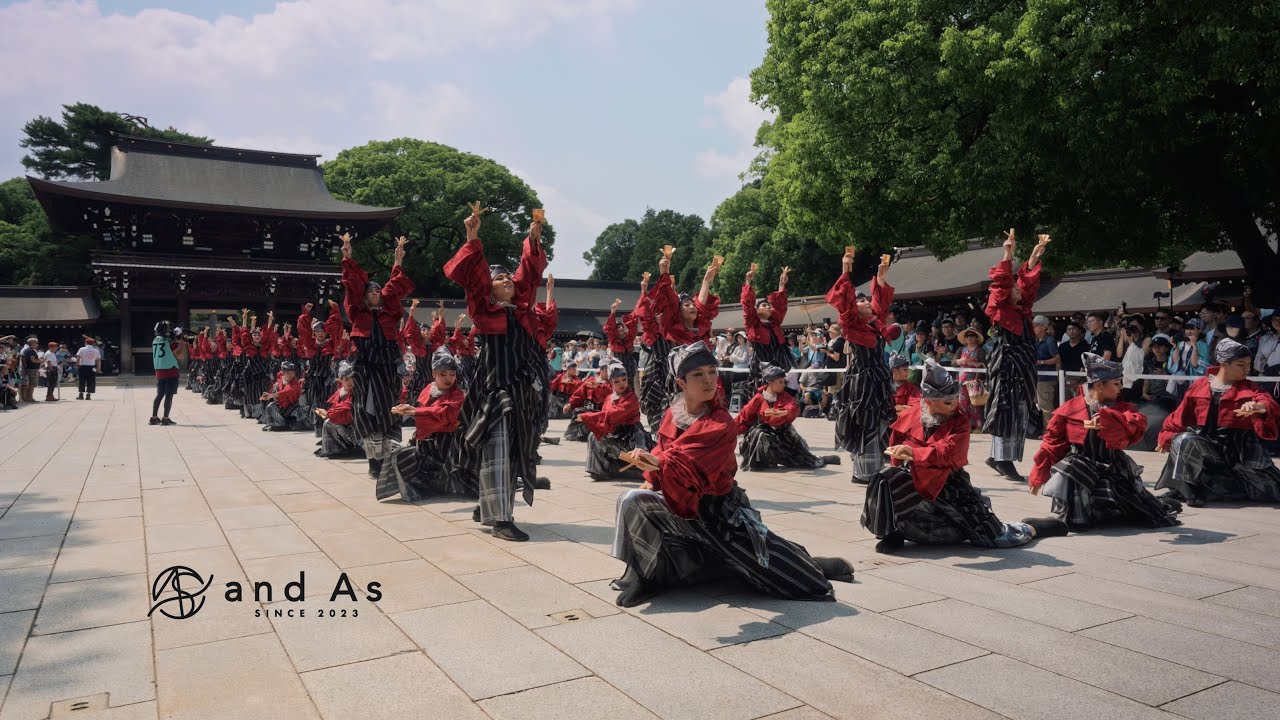【公式】 and As 「Alhambra night」 - 原宿元氣祭スーパーよさこい2025【4K】