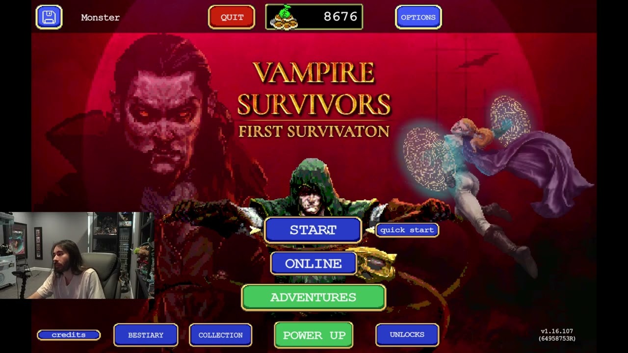Одержим Vampire Survivors