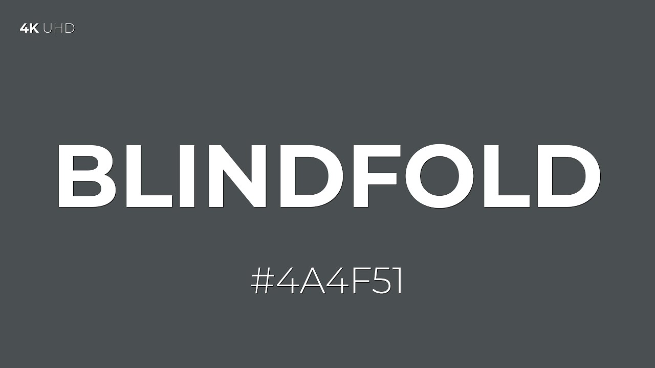 Blindfold Screen - Professional Studio Light Source - (#4A4F51) - RGB(74, 79, 81)