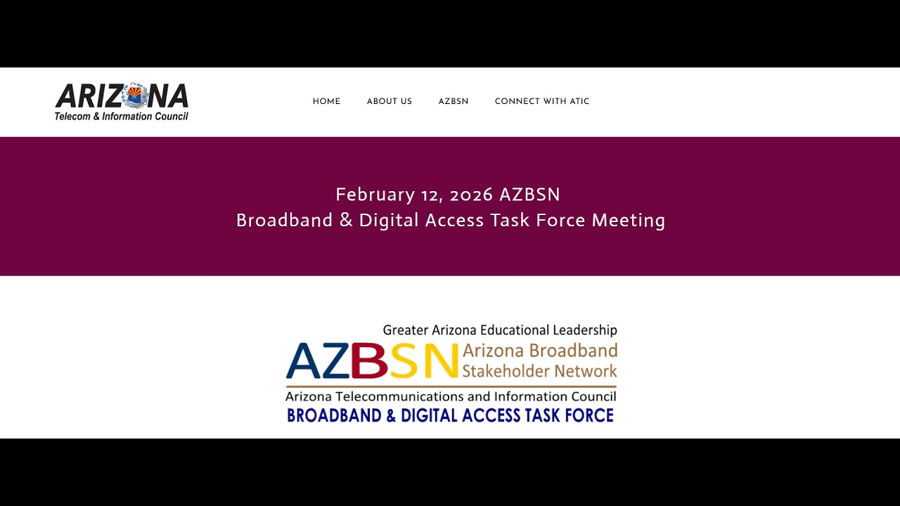 February 12, 2026 AZBSN Task Force Video