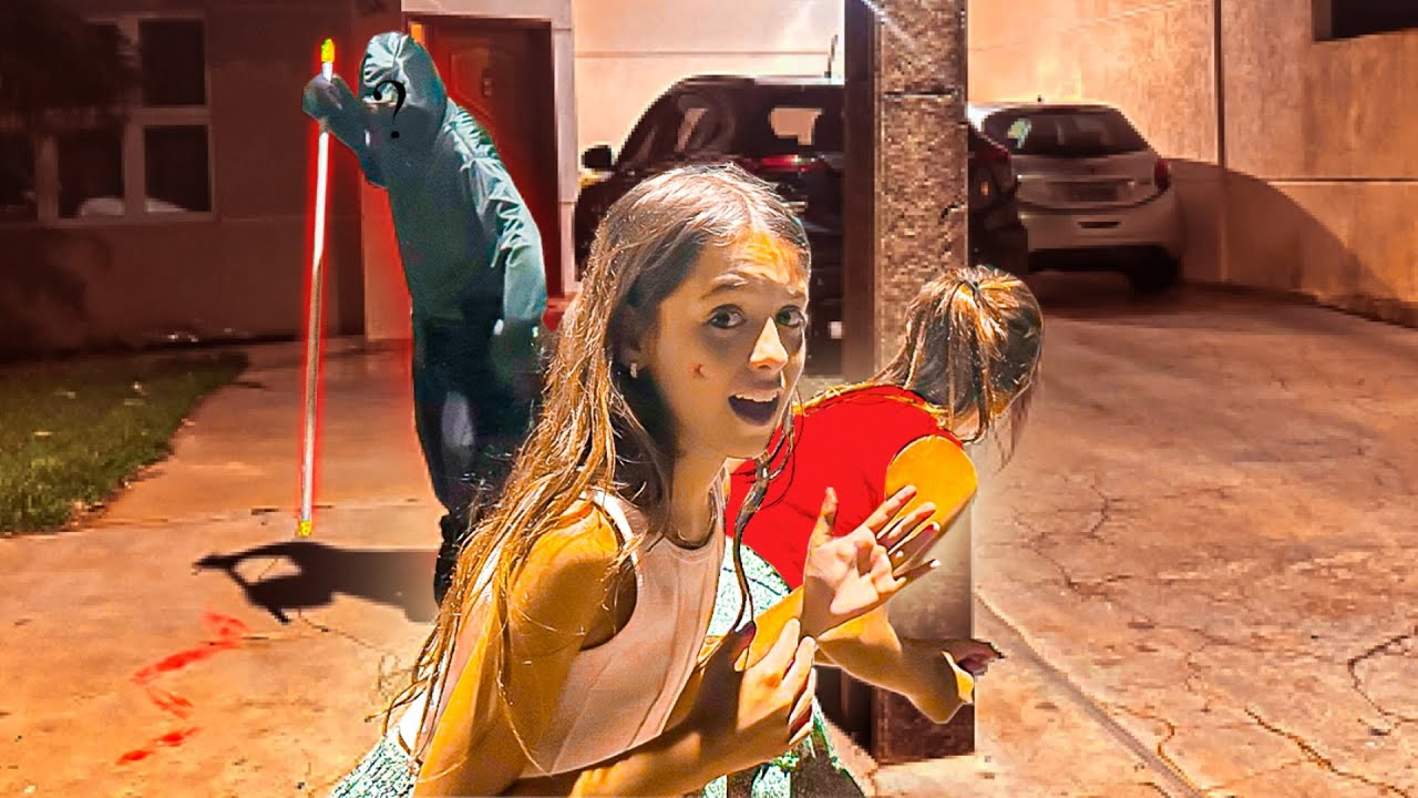 O MONSTRO MISTERIOSO CORREU ATRÁS DA GENTE E DA ANINHA !!