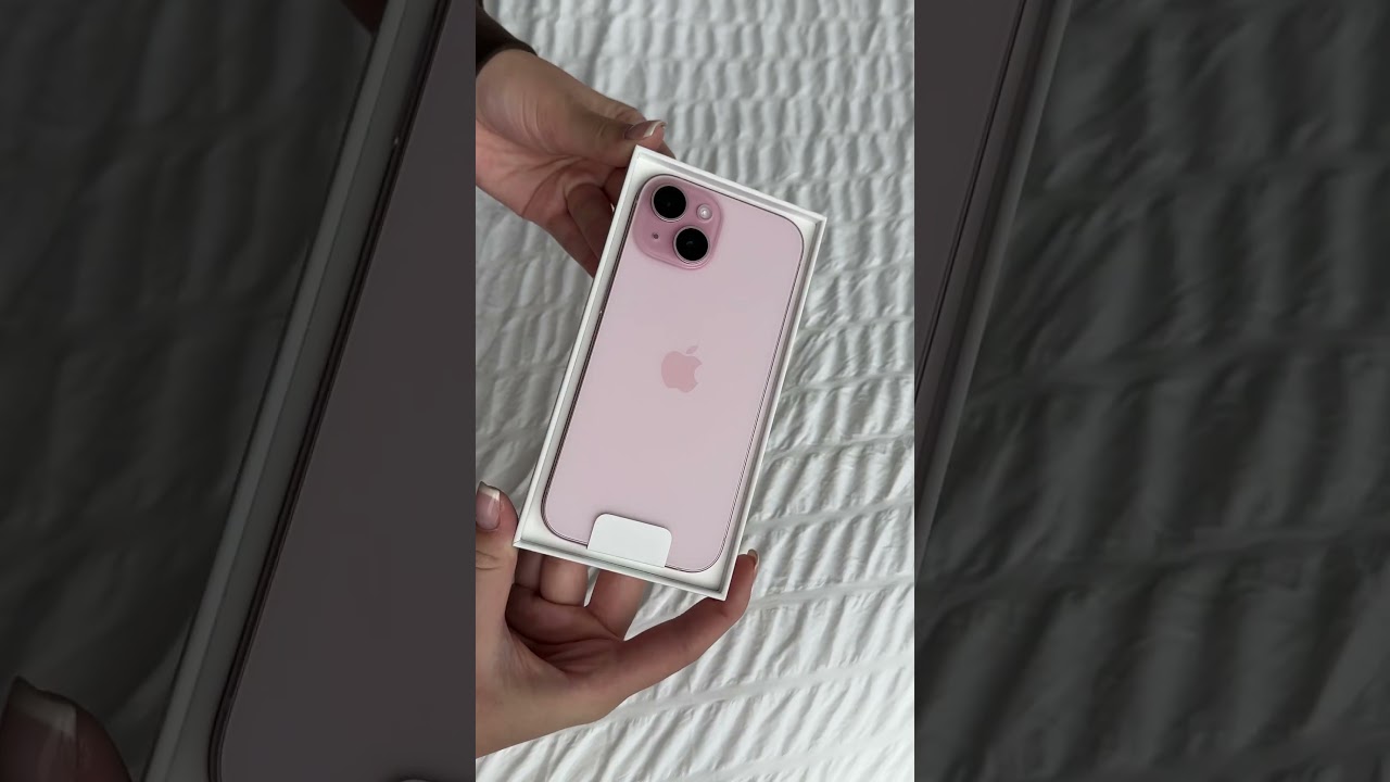 New iPhone 15 unboxing 💕