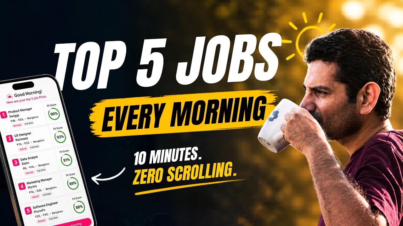 I Built This at 11 PM | Now Top 5 Jobs Land in My Feed Every Morning Automatically (Claude AI 2026)
