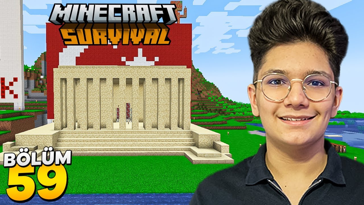 29 EKİM ÖZEL ANITKABİR YAPTIK! MİNECRAFT 59. BÖLÜM
