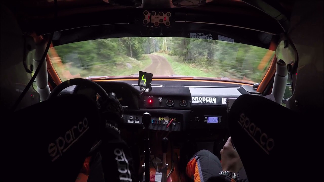East Sweden Rally SS2 2021 Martin Broberg/Emil Eklund