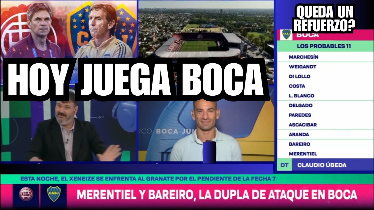 Boca vs. Lanus y NUEVO REFUERZO de RIQUELME Para la Copa Libertadores