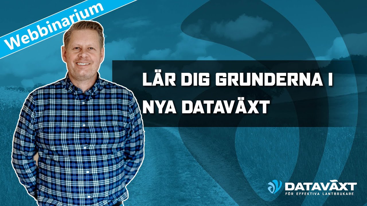 CROPPLAN (f.d. Nya Dataväxt) - Lär dig grunderna i växtodlingsprogrammet Nya Dataväxt (webbinarium)