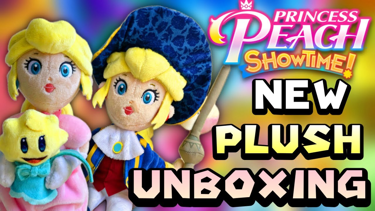 SANEI PRINCESS PEACH SHOWTIME PLUSH SET UNBOXING & REVIEW — New 2024 Official Super Mario Plush