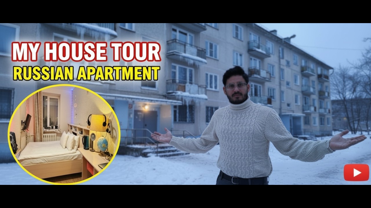 My Russian apartment Tour 🏠| Russia me mera ghar..