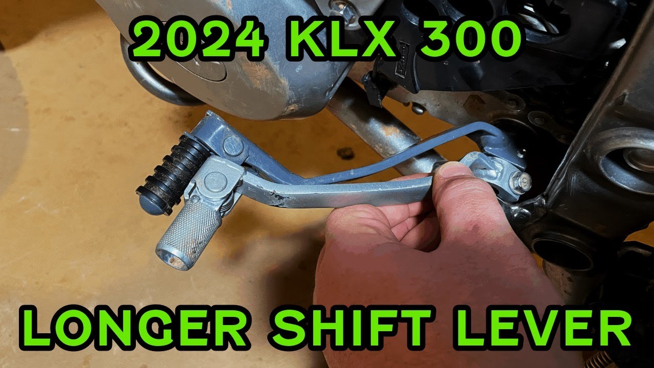 2024 KLX 300 LONGER SHIFT LEVER | IMS SHIFT LEVER REPLACEMENT | Extra length for your shift lever