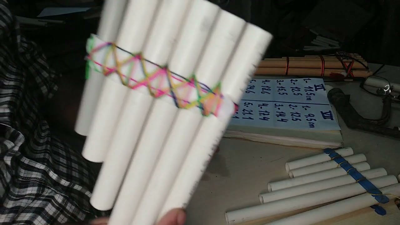 Cómo confeccionar una zampoña con tubo plástico PVC