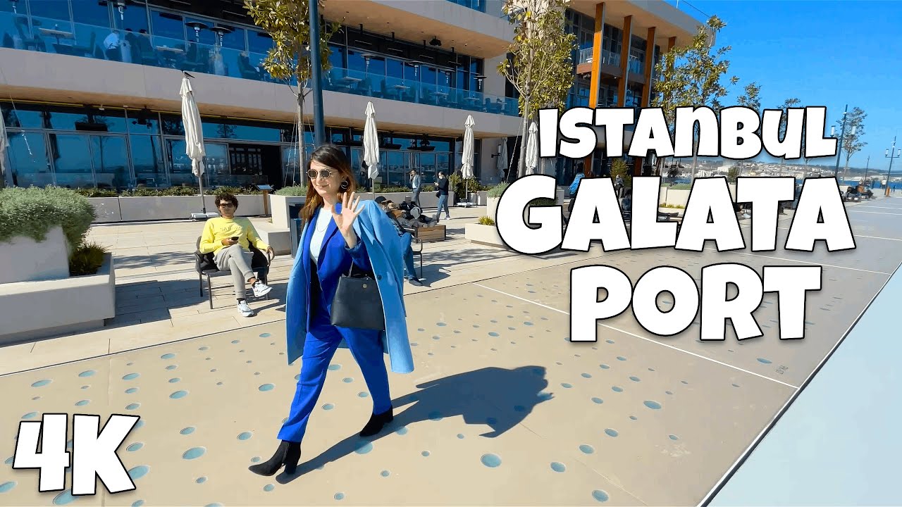 [4K UHD 🦊 ] Istanbul Walk  Galataport Walking Tour: Bosphorus Walk!