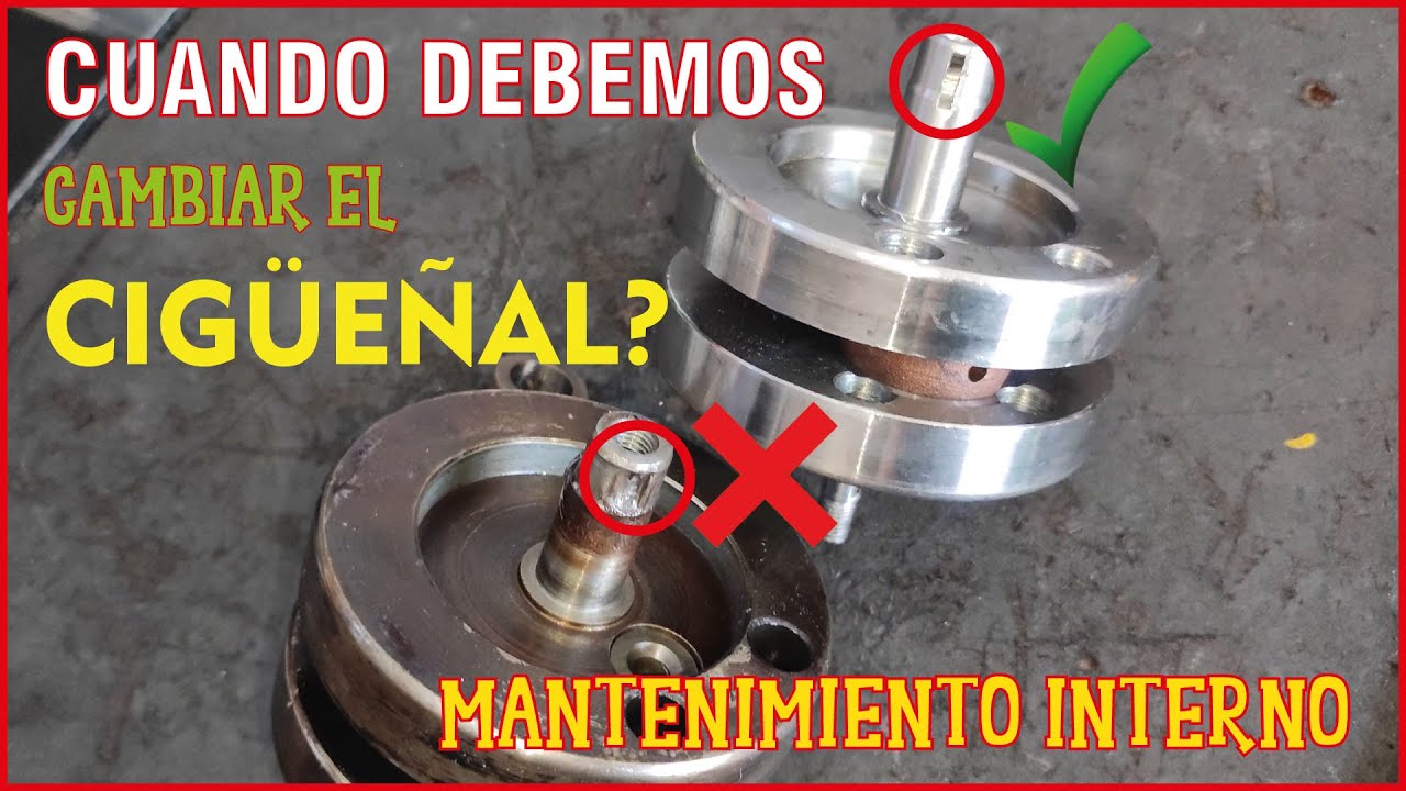 ✅ MANTENIMIENTO INTERNO Y CAMBIO DE CIGUEÑAL DE UNA BICIMOTO *** VIDEO COMPLETO
