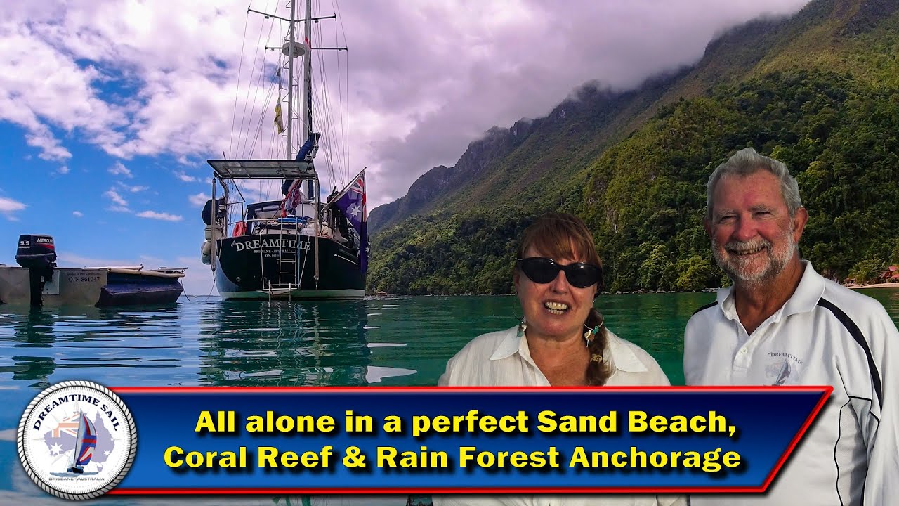 Perfect beach, reef & rain forest anchorage and it's not Tahiti. Ora Beach S4-Ep88