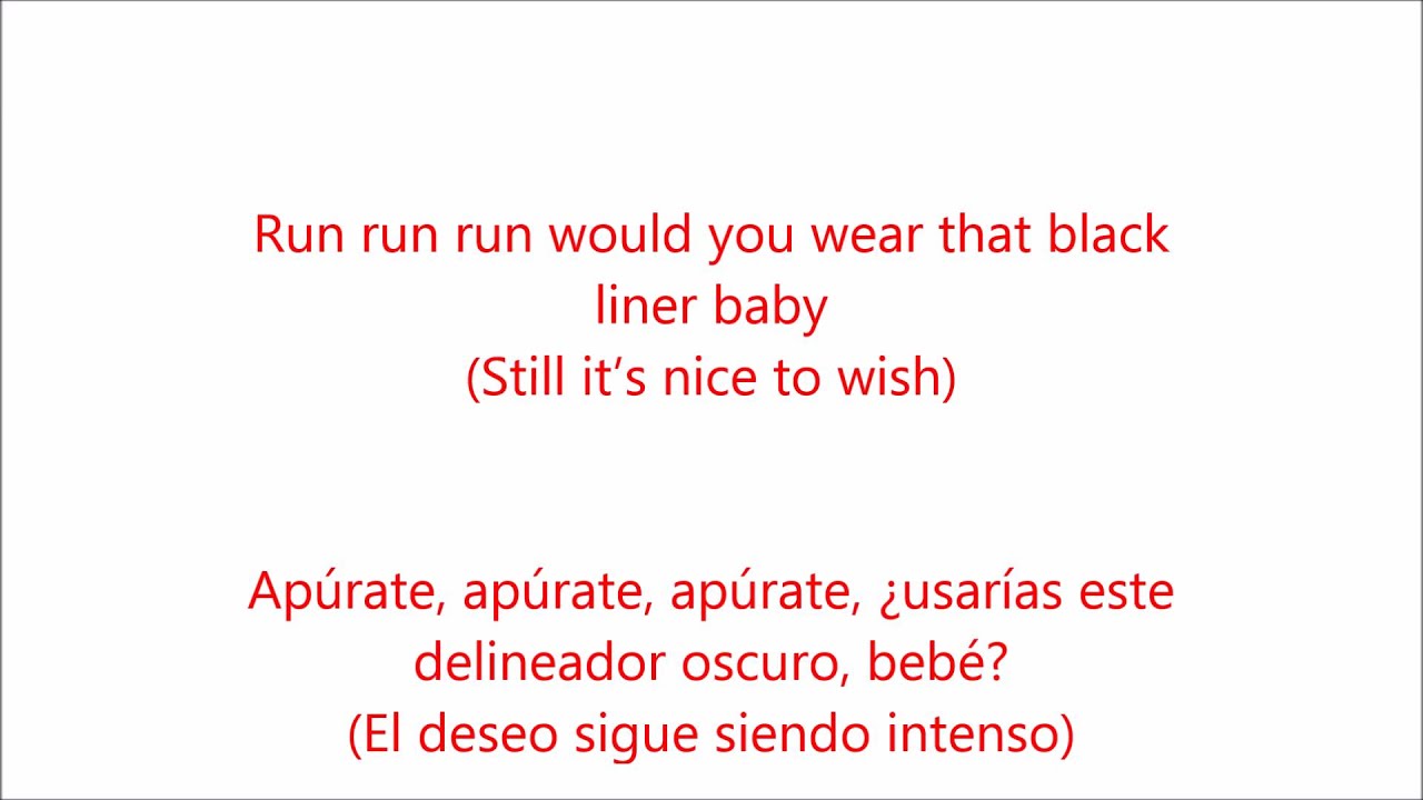 She wants revenge, Black liner run. Subtitulado al español