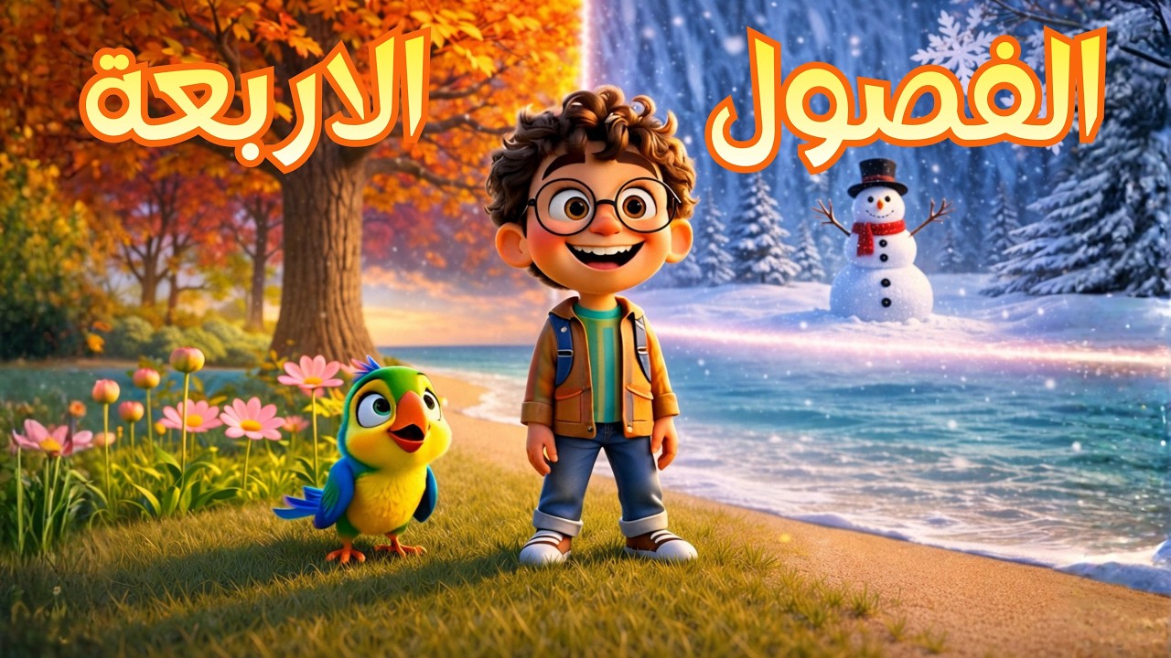 الفصول الأربعة للأطفال 🌸☀️🍁❄️ | عبقري وزمور | أغنية تعليمية ممتعة جداً | Four Seasons Song