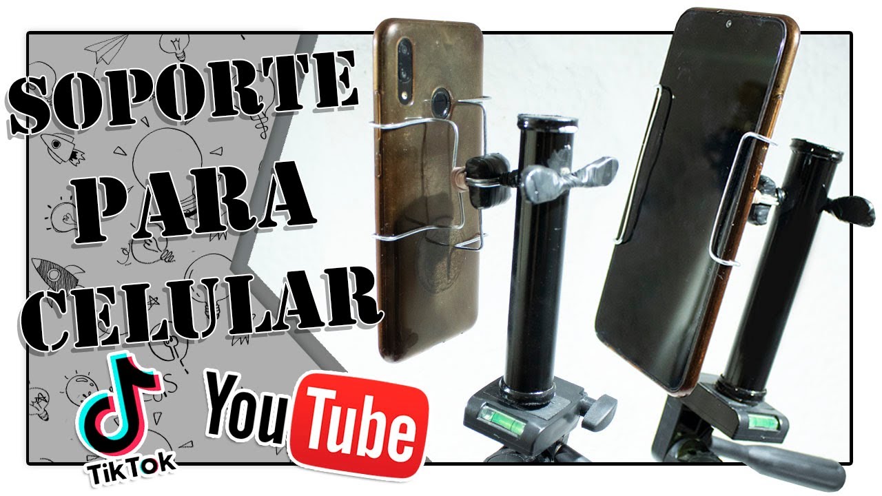 Haz un Soporte Para Celular (Graba Videos para TIK TOK/YouTube)/How to make a cell phone holder