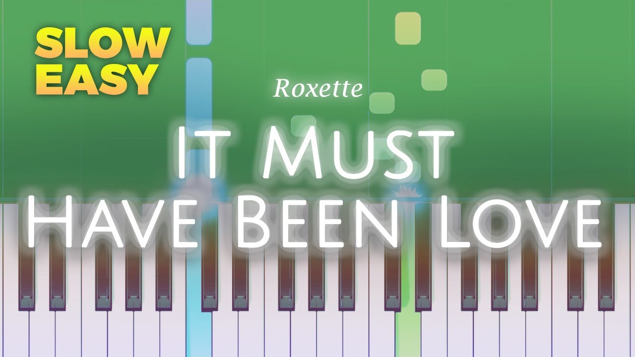 Roxette - It Must Have Been Love - SLOW EASY Piano TUTORIAL by Piano Fun Play