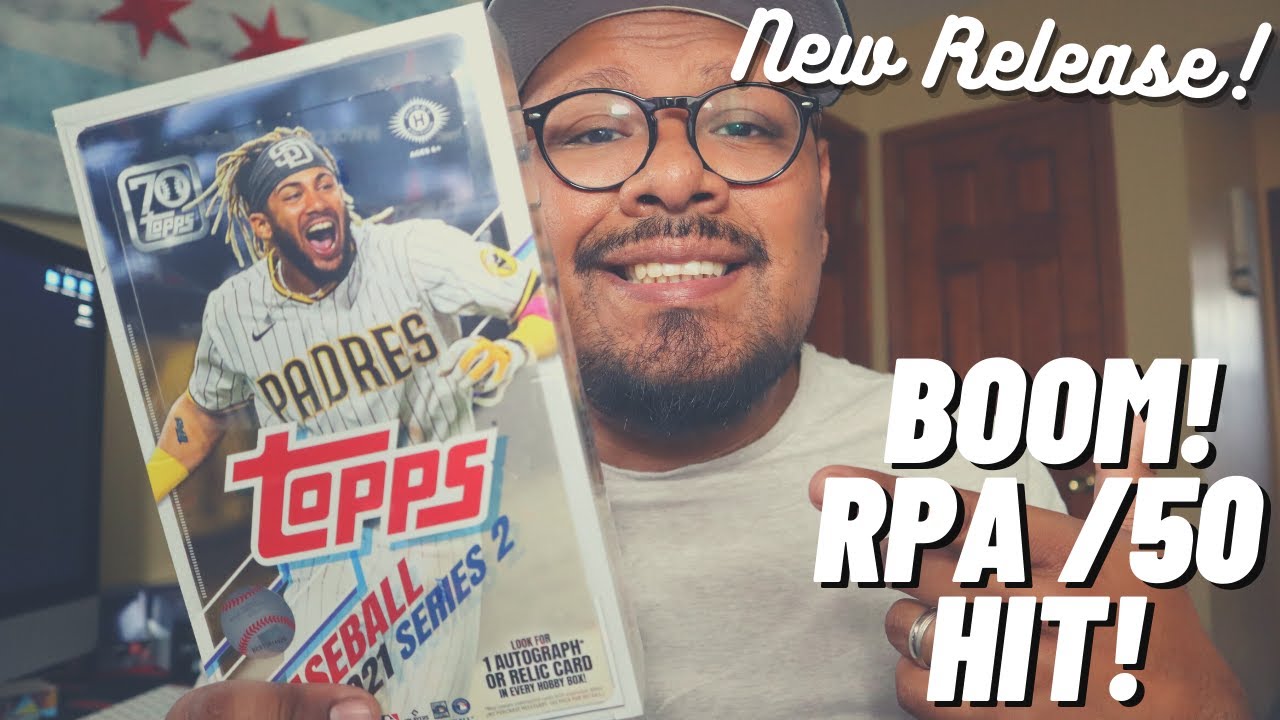 FIRST LOOK: 2021 Topps Series 2 Hobby Box Opening! Amazing RPA Hit Out Of 50! *GIVEAWAY*