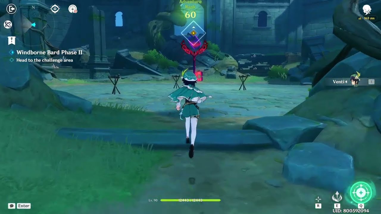 Windborne Bard Phase 2 | Venti Envisaged Echoes | Genshin Impact