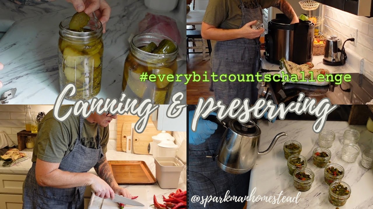 Super Easy way to Can Diced Green Chilis | #everybitcountschallenge week 3