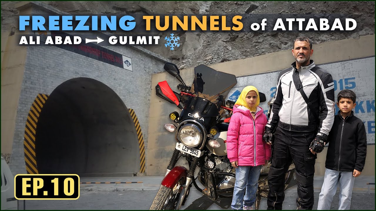 🇵🇰 Ali Abad to Gulmit via Attabad Lake Tunnels | Extreme Cold Ride inTunnels | Khunjera Pass EP 10