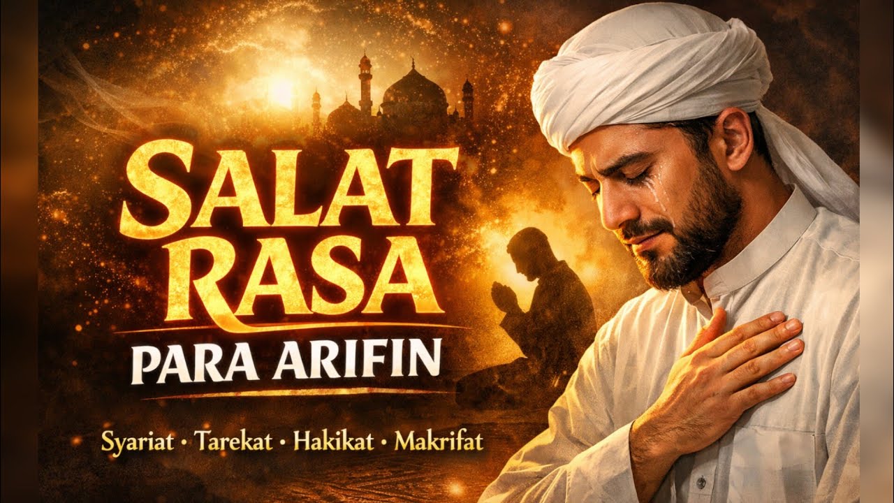 SALAT PARA ARIFIN | Dari Gerakan Menuju Rasa, Rahasia Syariat Tarekat Hakikat Makrifat