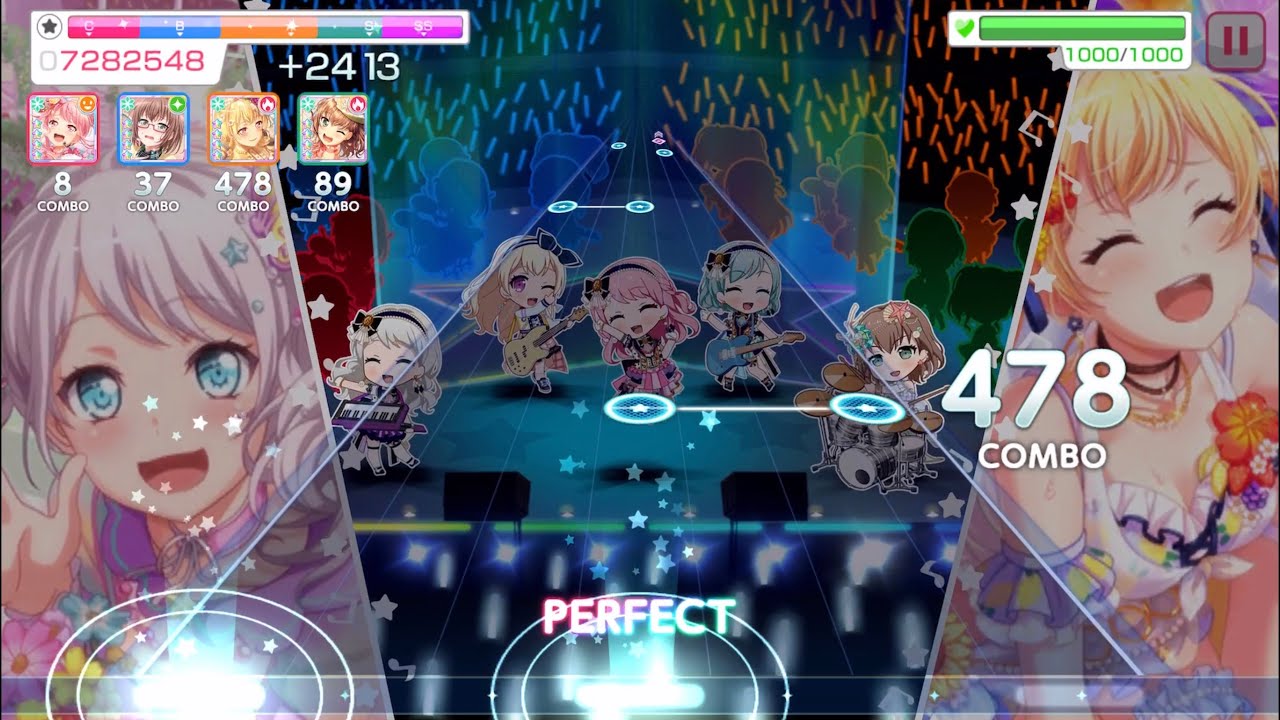 [Bandori] “Roku-chou Nen to Ichiya Monogatari” (Hard / Full Combo)