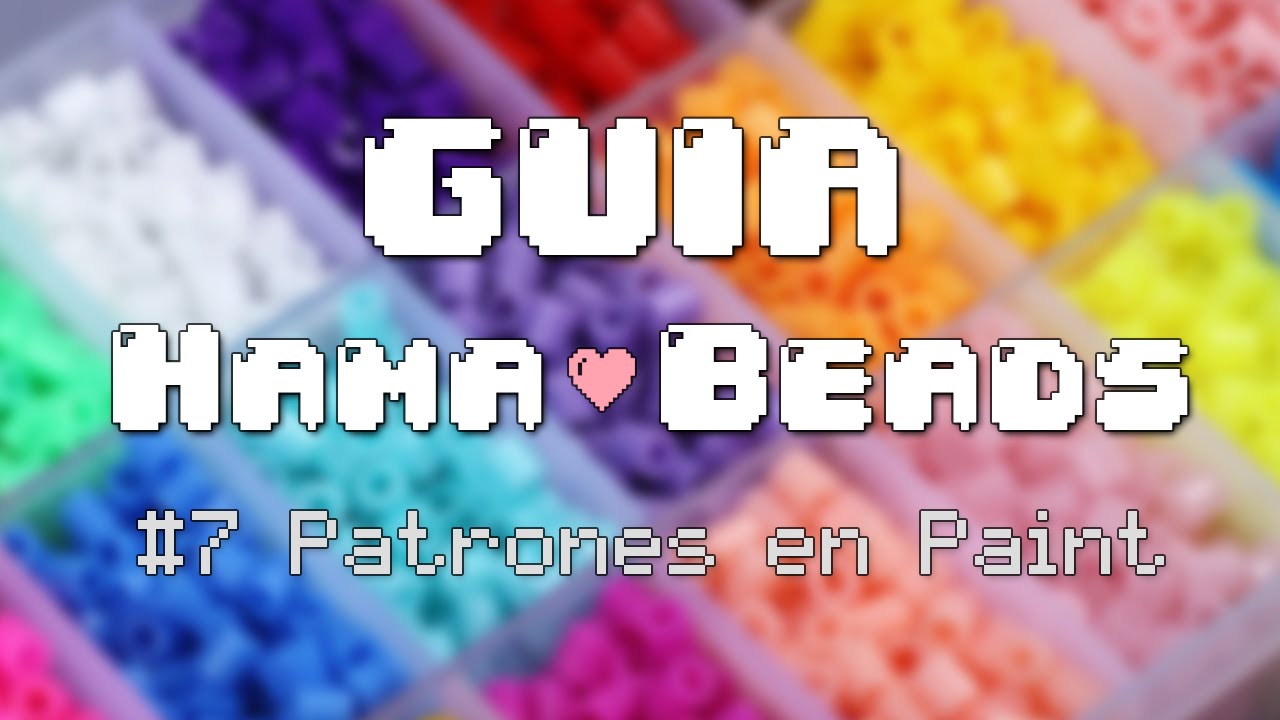 ¿Cómo hacer patrones para hama en Paint?