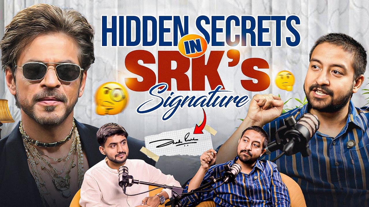 What SRK’S Signature Reveals | Graphologist Nitin Sharma on Signs You MUST Avoid in Your Signature!