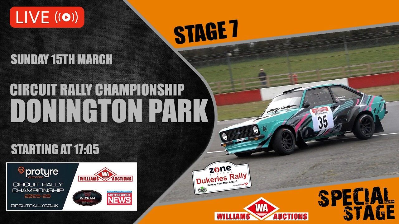 LIVE! Zone Systems Dukeries Rally - Stage 7 - Protyre Circuit Rally Championship 2025/26