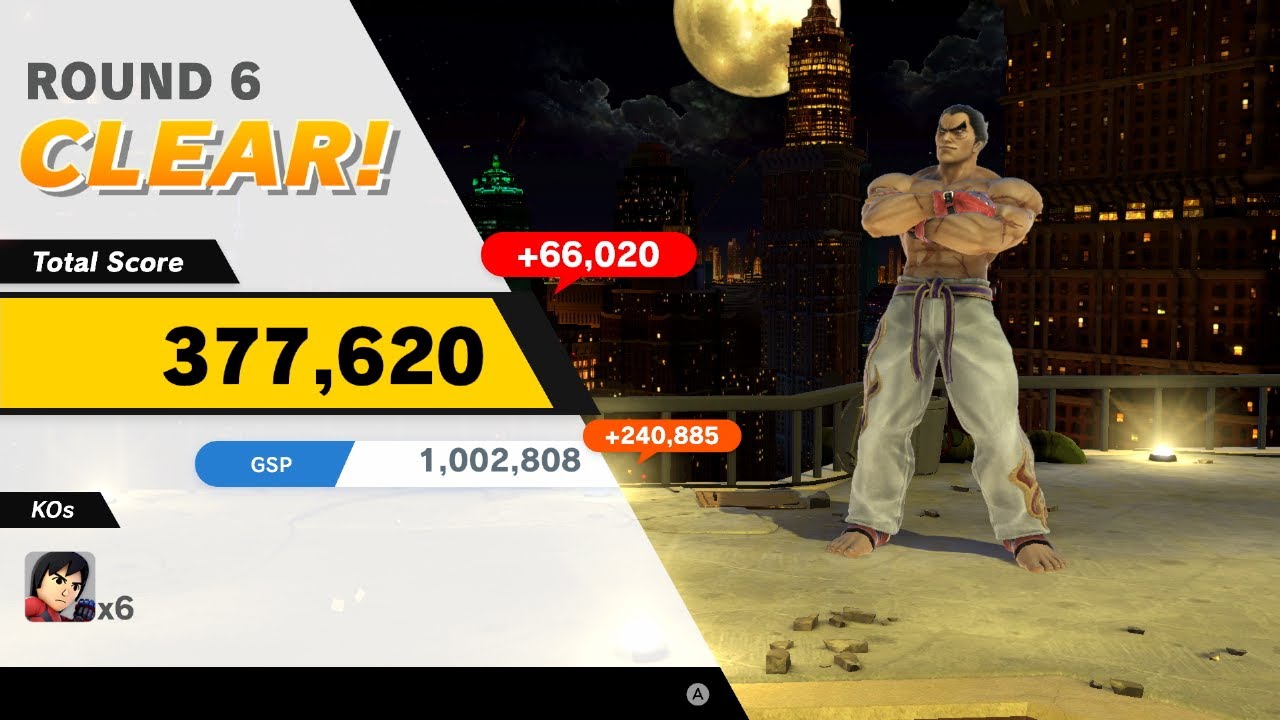 Super Smash Bros. Ultimate (Nintendo Switch) Classic Mode as Kazuya