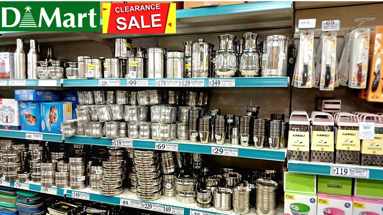 🔥D MART/Cheapest price Clearance sale!! Under ₹78/offers upto 85% off kitchen steel household Spar,