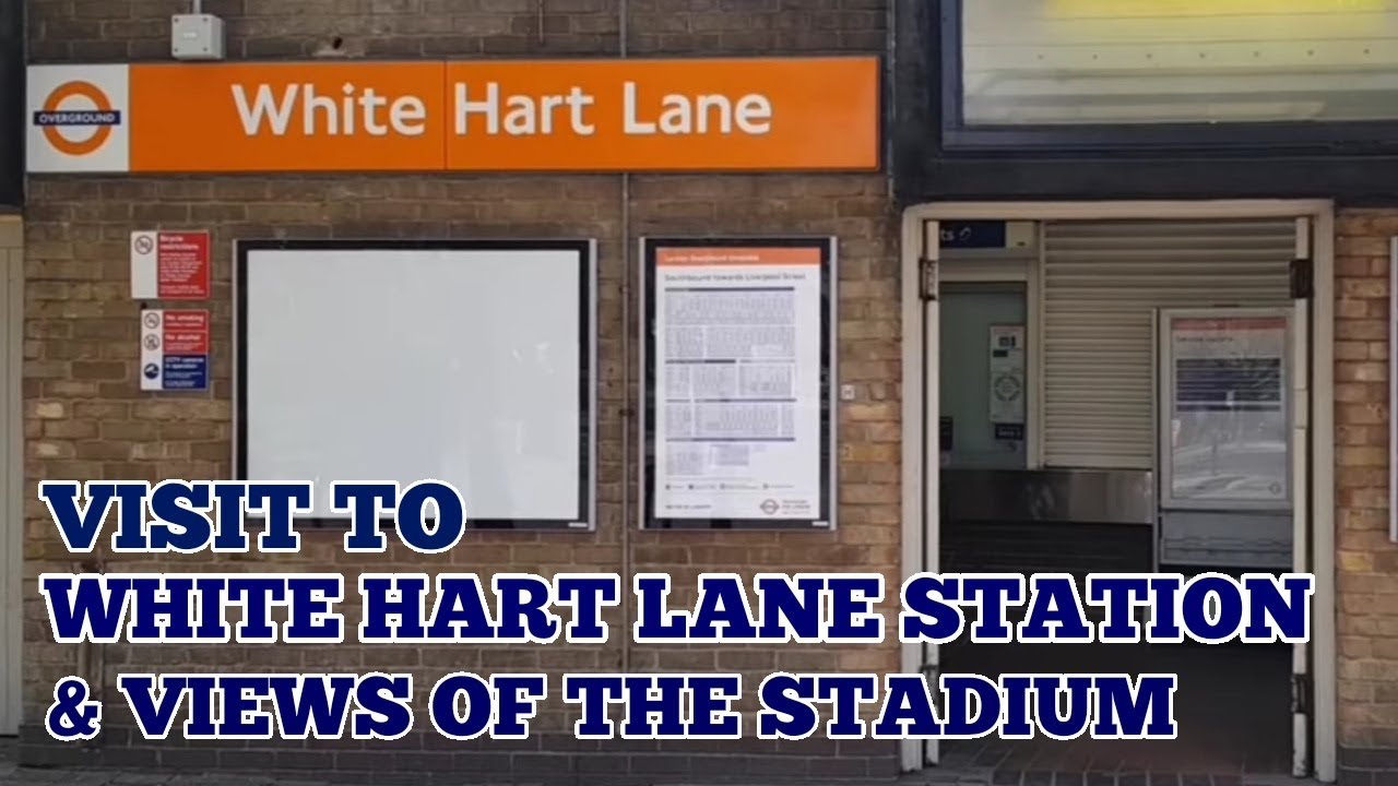 VISIT TO WHITE HART LANE STATION: The Developments and Views of the New Spurs Stadium 14/04/2018